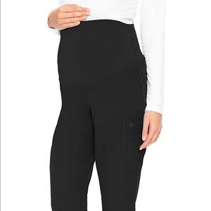 Med couture maternity scrub pants size small black